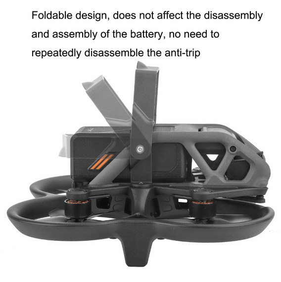 Sunnylife AT-DC503 для батареї DJI Avata, протиковзна пряжка, протиковзна складана пряжка (чорний) | Зображення 4