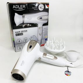 Професійний фен з іонізацією і термозахистом Adler, Зручний надійний фен для волосся BK-24