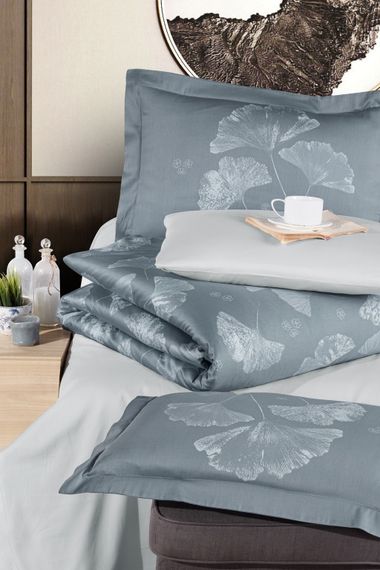 Постільна білизна First Choice Cotton Satin 200х220 Sofira Indigo | Зображення 1