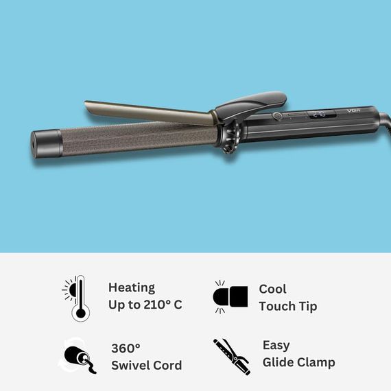 Плойка VGR V-579, температура від 130 до 210 QS-591 °C, кераміка | Зображення 2