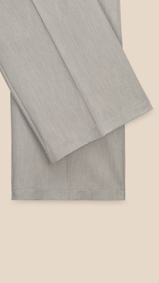 Штани палаццо однотонні жіночі LAWA WTC02466 2XL Сірий shop (2000999513138) | Зображення 2