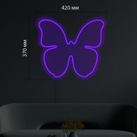 Неоновий світильник Метелик 420х370 acr-n000022 | Зображення 5