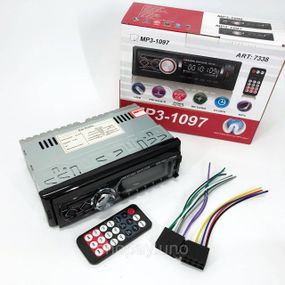 Магнітола в машину з флешкою MP3-1097 BT ISO, Бездискові автомагнітоли 1 din, Автомагнітофон 1din ML-83