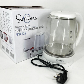 Електрочайник Suntera EKB-322W. Колір: білий
