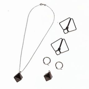 Затискачі для сосків з важкою підвіскою LOCKINK Nipple Clamps with Heavy Pendant Сірий