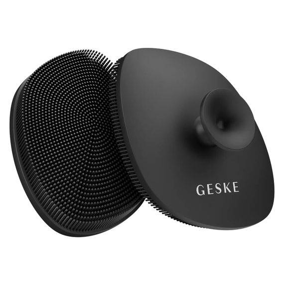 Щетка для лица GESKE Facial Brush 4в1 с держателем white, Серый | Зображення 5