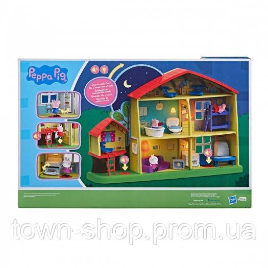 Игровой набор Peppa - Коттедж Пеппы День-ночь (3 фигурки, свет, звук) | Зображення 2
