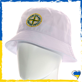 Стильна панама Stone island. Панамка Стон Айленд. Панама брендова