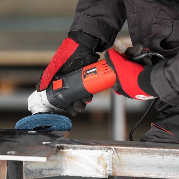 Диск зачистний з спіненого абразиву блакитний 125*22.2*13 мм, P46, T27 INTERTOOL BT-0604 | Зображення 4