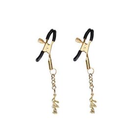 Затискачі для сосків Liebe Seele Rose Pendant Nipple Clamps Gold sexstyle