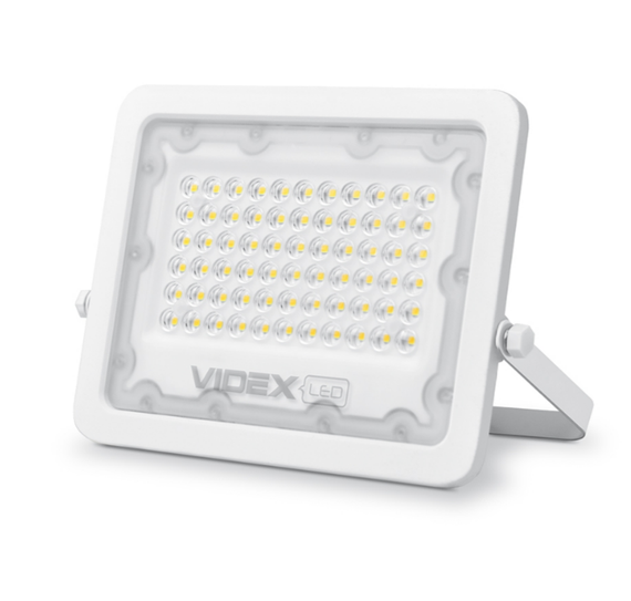 LED Прожектор 50W 5000К 220V білий VL-F2e-505W Videx | Зображення 1