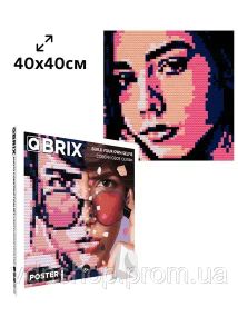Фото конструктор з додатком Qbrix Poster Photo Construction Біла