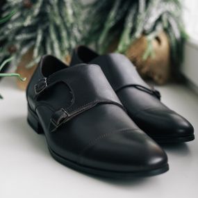 Коричневі чоловічі монки Ікос 43 розмір – справжній чоловічий стиль!