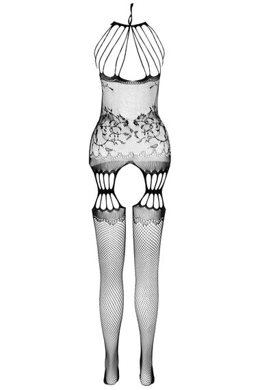 Бодістокінг  Passion BS095 з доступом Білий One Size | Зображення 2