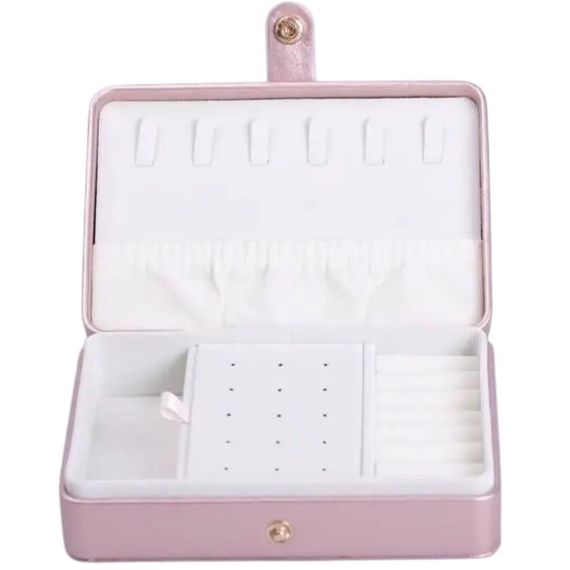 Скринька для прикрас з еко шкіри 16×11×4.7 см органайзер для ювелірних виробів HP-5-30PP