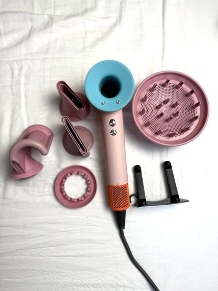 Фен Super Hair Dryer ceramic pop з іонізацією та турборежимом 5 насадок | Зображення 1