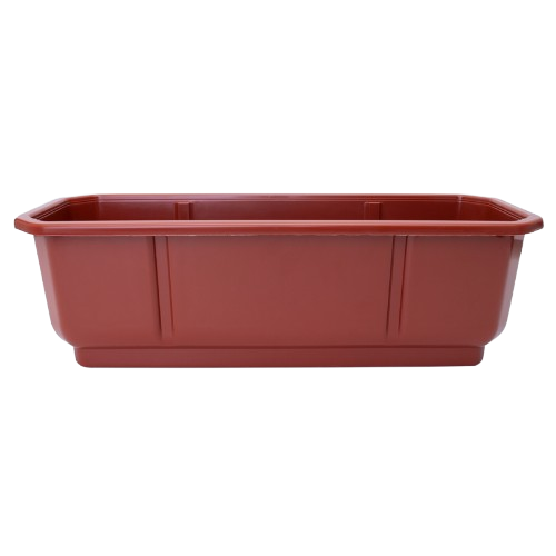 Вазон Дама балконний 100*18см теракот Алеана