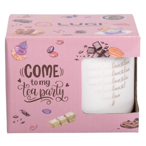 Кружка фарфоровая 350 (мл) для кофе и чая Белая RX-N240126W | Зображення 4