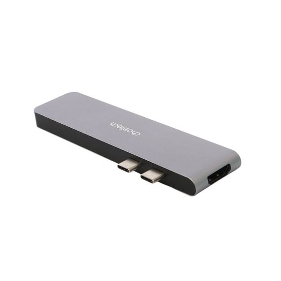 Адаптер Choetech HUB-M14-GY-V2, USB Type-C 6-в-1 | Зображення 1