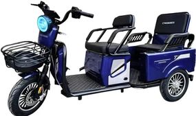 Электротрайк Crosser Transit TR-5 LFP 1500W 76.8V 30Ah, грузовой трехколесный электроскутер до 80 км, LiFePO4, 3 места Синій