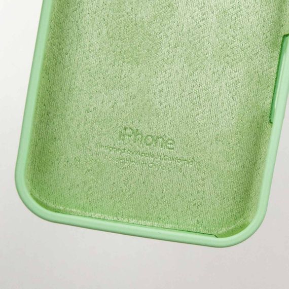 Чохол Silicone Case Full Protective (AA) для Apple iPhone 16 (6.1") Зелений / Pistachio | Зображення 7