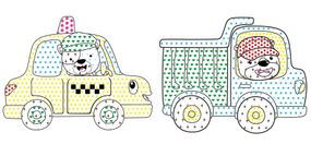 Водна розмальовка Веселі машинки Ideyka WB003 Різнокольоровий shop (4823104387930)
