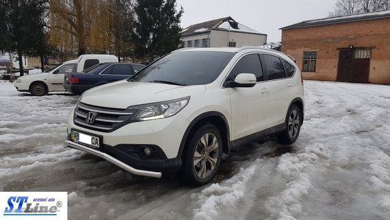 Передняя защита ST007 (нерж.) для Honda CRV 2012-2016 гг | Зображення 1