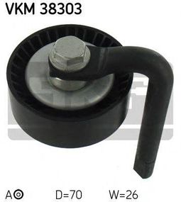 Натяжний ролик, поліклінового ременя (Вир-во SKF) SKF VKM38303 на BMW 3 Compact (E46)