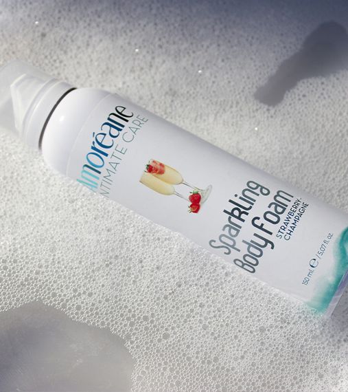 Хрусткий мус для тіла - Amoreane Strawberry Champagne, 150 мл sexstyle | Зображення 1