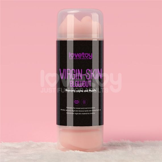 Мастурбатор Lovetoy Virgin-Skin Blowout Heavenly Vagina and Mouth, тілесний | Зображення 2