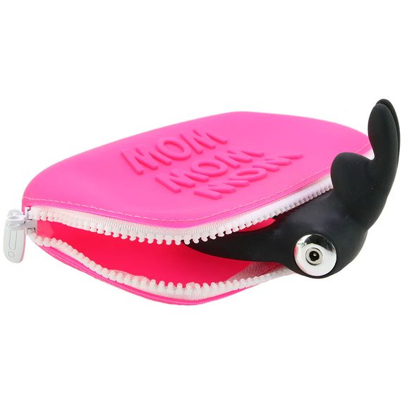 Кейс сумочка для зберігання іграшок Happy Rabbit WOW Small Silicone Zip Storage Sex Aura | Зображення 1