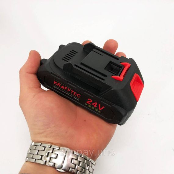 Літій-іонний акумулятор KRAFFTEC 24V 1500mAh для електроінструментів, Акумулятори для дриля шуруповерта | Зображення 2