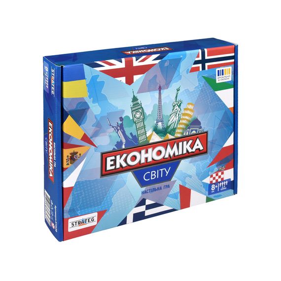 Настільна гра Strateg Економіка світу 31028 Різнокольоровий shop (4823113893231)