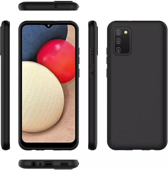 Чохол Candy Silicone для Samsung Galaxy A02s колір Рожевий | Зображення 1