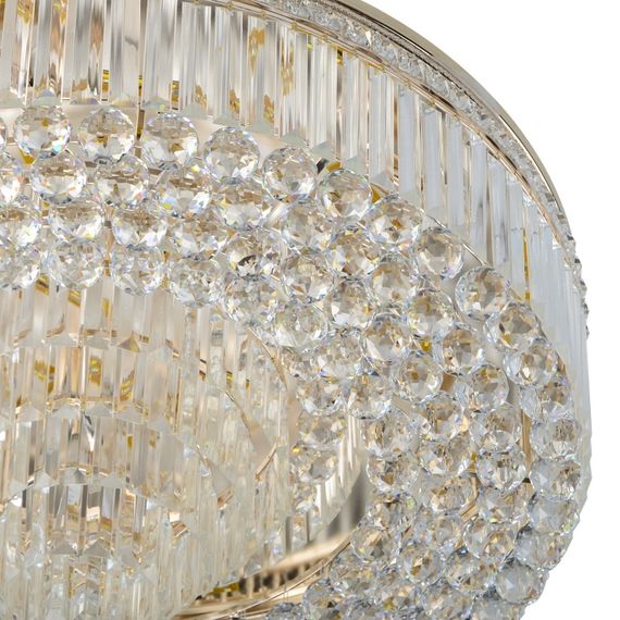 Люстра торт потолочная с подсветкой LED E14 40W Glass (BCL-600C/9) | Зображення 2
