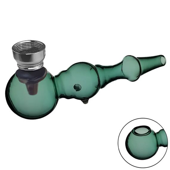 Кальян Стеклянная Трубка Для Трав И Масел Pipe Large Hole