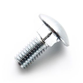 Болт с квадратным подголовником с полной резьбой М6*40 DIN 603 кл. пр. 4,8 цинк белый (пач 50шт) APRO