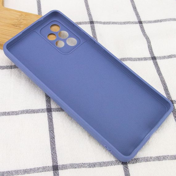 Силіконовий чохол Candy Full Camera для Samsung Galaxy A72 4G / A72 5G Голубой / Mist blue | Зображення 2