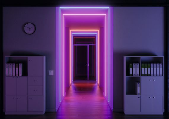 Цветная LED лента негерметичная 12V 3.6W 12V 2835 RGB PCB IP20 1m (BY-030/60) | Зображення 2