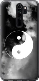 Чехол на Xiaomi Redmi Note 8 Pro Инь и Янь из пластика FCh_073851