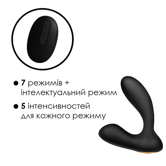 Масажер простати та вібратор точки G з пультом ДК Svakom Vick Black | Зображення 2