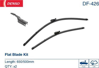 DF-426 DENSO - Комплект склоочисників Flat Blade Kit 650 / 500 мм