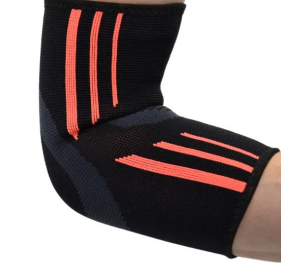 Налокітники Power System PS-6020 Elbow Support Evo Black/Orange (пара) L (PS-6020_L_Black-Orange) | Зображення 4