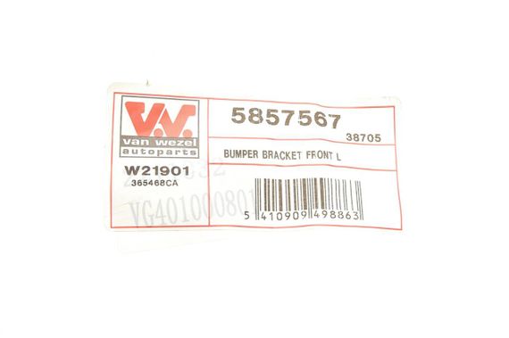 Кронштейн кріплення бампера переднього L VW Touran 03-10 5857567 | Зображення 1