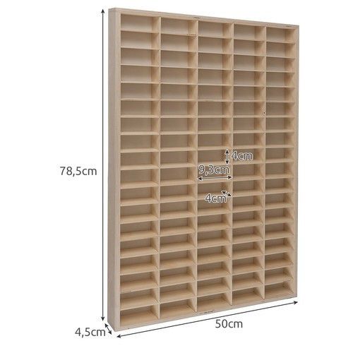 Деревянная полка для автомобилей Kruzzel 21997 настенный гараж на 90 ячеек | Зображення 2