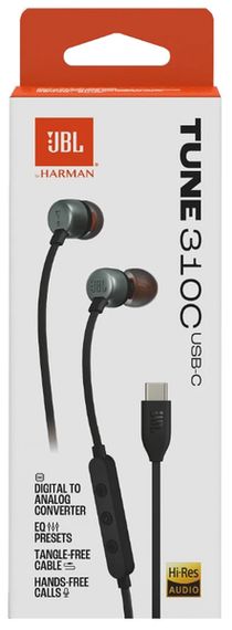 Гарнітура JBL TUNE 310C USB-C Black (JBLT310CBLK) | Зображення 7