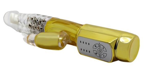 Вібратор зі стимулятором клітора і головкою, що обертається BAILE - COLD RABBIT PRINCE, BW-037302J Sex Aura | Зображення 6