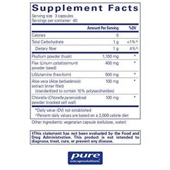 Клетчатка Pure Encapsulations G.I. Fortify 120 Caps PE-01476 | Зображення 1