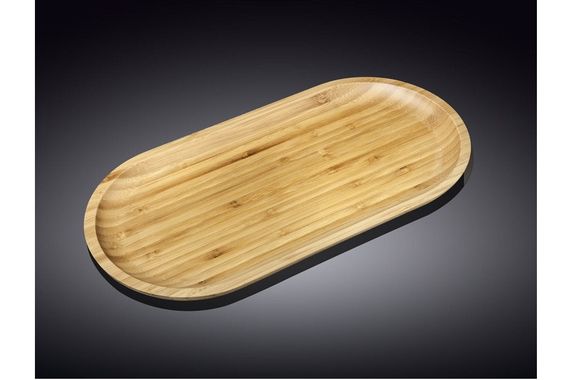 Блюдо бамбукове овальне Wilmax (Вілмакс) Bamboo 25,5х12 см (WL-771058)