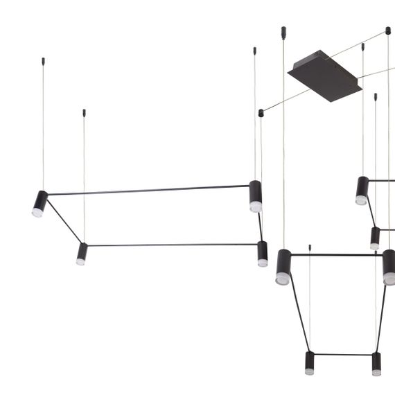 Люстра лофт подвесная LED 60W WW BK (BL-838S/3) | Зображення 4